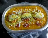 A picture of step 4 of Ragda Pattice.