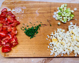 Padlizsán pizza recept fázis 3 fotója