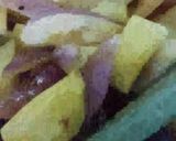 A picture of step 4 of Aloo Baingan.
