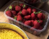 Fraisier torta (vaníliás-epres) recept fázis 7 fotója