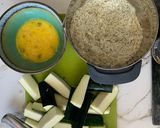 A picture of step 2 of Baked  Zucchini / Courgette Fries / Chips  #paleo #vegetarian #quick #healthy.