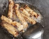 Foto langkah ke 3 dari resep Lumpia Pisang Choco Cheese Karamel.