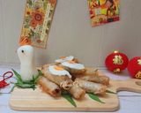 Hình bước làm 1 của món Nem công chả phụng