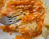Foto del paso 3 de la receta: Nidito de puré de papa y zanahoria con huevos duros by Ana María Wolf 🪺🥔 🥕🥚🧈🥚