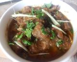 A picture of step 2 of Mutton karahi.