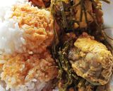 Foto langkah ke 5 dari resep Gulai Otak Daun Tapak Liman (Masakan Minang).