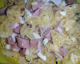 Foto del paso 3 de la receta: Ensalada de fideos, jamón, queso, etc