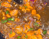 A picture of step 4 of Peppered beef.
