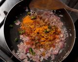 A picture of step 3 of Aloo chop.