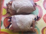 Stuffed Chicken thighs-with red cabbage