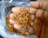 A picture of step 1 of Karela vadi matta/ red rice.