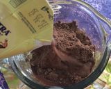 Foto langkah ke 2 dari resep Puding Brownis Roti tawar.