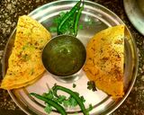स्टफ्ड पनीर बेसन चिला(stuffed paneer besan chilla recipe in hindi) रेसिपी चरण 9 फोटो