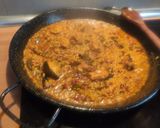A picture of step 10 of Chicken and Vegetable Paella.