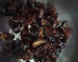 A picture of step 1 of Eggless Date and Walnut Cake.