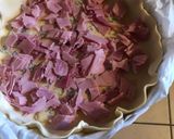Une image de l'étape 2 de Quiche jambon boursin.