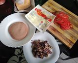 A picture of step 1 of Chicken brawn sandwich #themechallenge.
