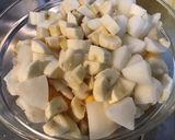 Une image de l'étape 10 de Salade de fruits exotiques au jus d orange.