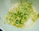 Foto del paso 2 de la receta: Budincitos de queso y zapallito para Ciro