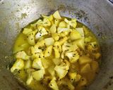 A picture of step 3 of Cauliflower posto.