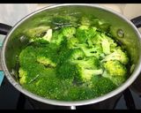 A picture of step 1 of Broccoli with Soy Sauce and Shallot Oil.