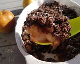 Une image de l'étape 3 de Crumble chocolat pomme poire.