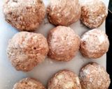 A picture of step 3 of My Beef & Stuffing Meatballs in Beef Gravy 🤗.