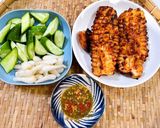 Hình bước làm 5 của món Mực nướng sate bằng nồi chiên không dầu