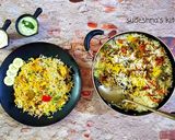 A picture of step 5 of Paneer Tikka Dum Biryani.