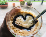A picture of step 1 of Apple Shake without Sugar.