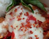 Foto langkah ke 6 dari resep Ayam geprek mozzarella.