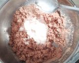 A picture of step 2 of Bran Flour Cake and Cupcakes (for my Birthday today!).