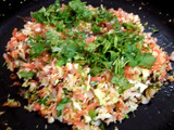 फ्रायड वेज सूजी चीला (Fried Veg Suji Cheela recipe in hindi)