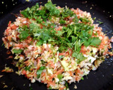 फ्रायड वेज सूजी चीला (Fried Veg Suji Cheela recipe in hindi) रेसिपी चरण 3 फोटो