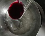 A picture of step 5 of Beetroot Balushahi.