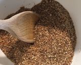 A picture of step 1 of Homemade Flax & Almond Crackers.