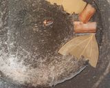 A picture of step 2 of Pudina rice.