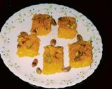 A picture of step 5 of Mango Kalakand.