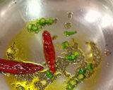 A picture of step 2 of Thor (Banana Stem) Bhaja Bengali Style.