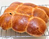 Foto del paso 13 de la receta Pan brioche semi-integral con arándanos