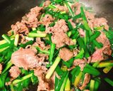 韭菜炒牛肉的食譜步驟1照片