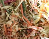 A picture of step 2 of Coleslaw Salad.