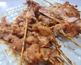 A picture of step 3 of Chicken Suya.