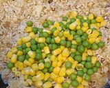 A picture of step 2 of Green Peas & Mixed Veggies Pulao.