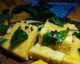 A picture of step 7 of Dhokla.