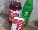A picture of step 1 of Rooh Afzah Soda.
