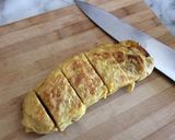 Une image de l'étape 6 de Tamago-yaki (omelette à la japonaise).