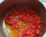 A picture of step 2 of Sweet Potato and Raw Banana Subji.