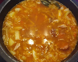 Foto del paso 5 de la receta: Sopa de repollo y gallina