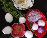 A picture of step 6 of Malabar idiyappam & egg curry.